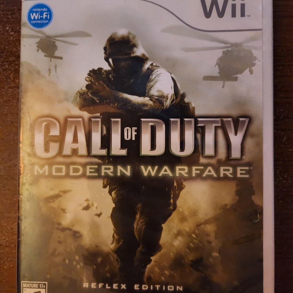 Great Condition !! Nintendo Wii ~Call of Duty Modern Warfare Reflex War Game